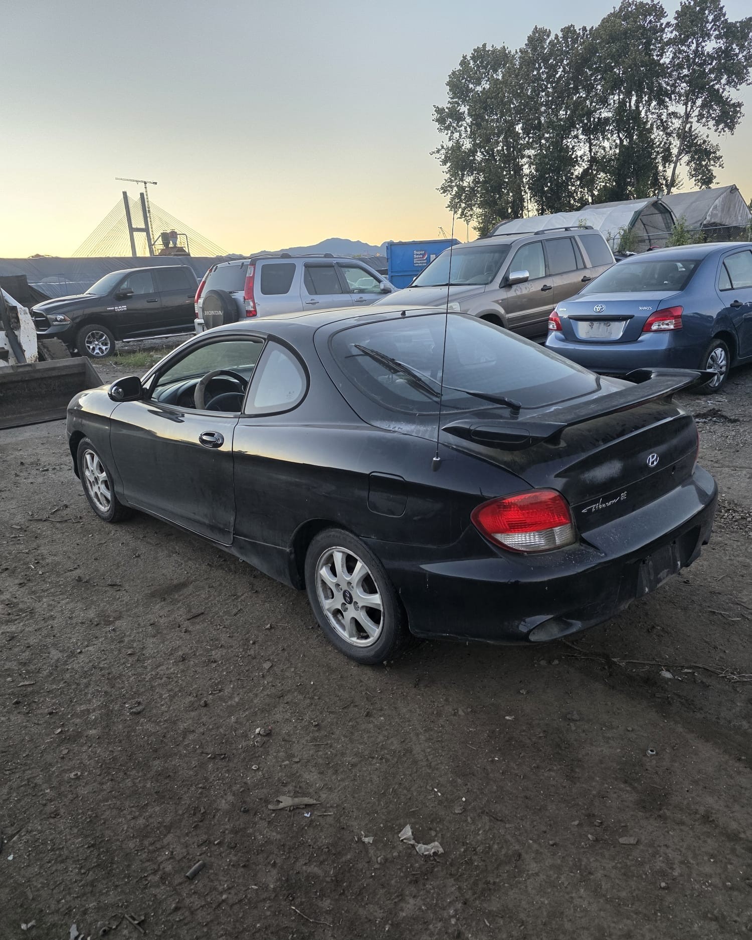 Junk car being towed for cash in Abbotsford BC